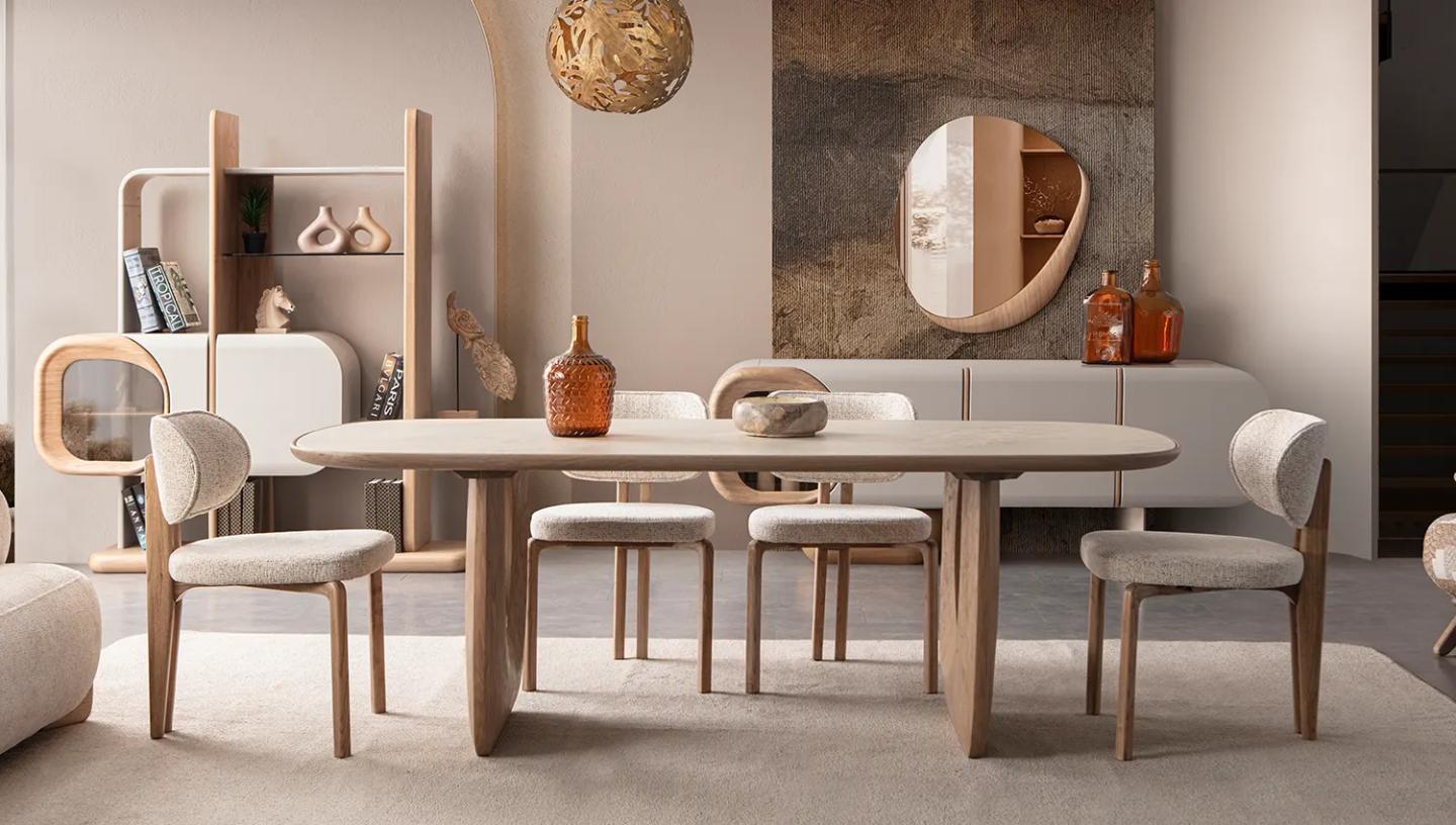 Fendi Yemek Odası Takımı - Resim 3