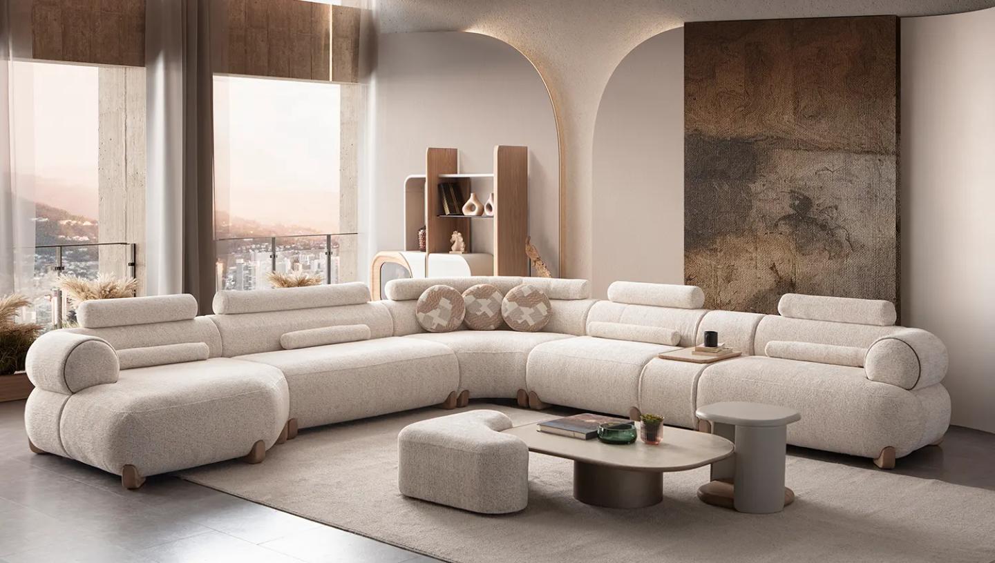 Fendi Köşe Koltuk Takımı - Resim 1