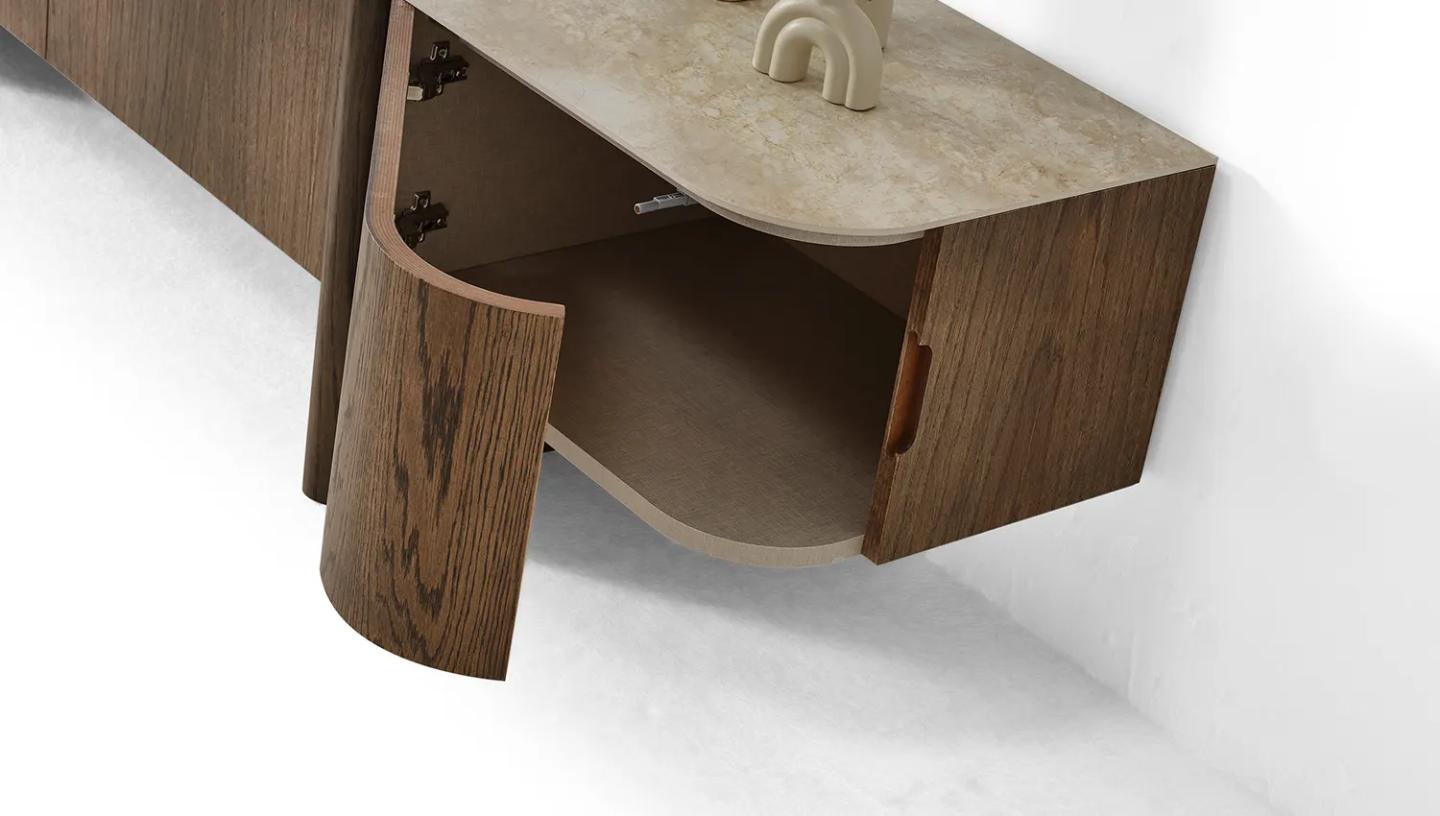 Olimpo Tv Ünitesi (Koyu Ceviz) - Resim 9