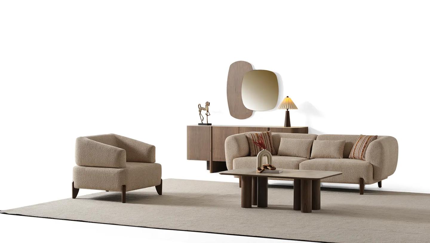 Olimpo Koltuk Takımı (Koyu Ceviz) - Resim 7