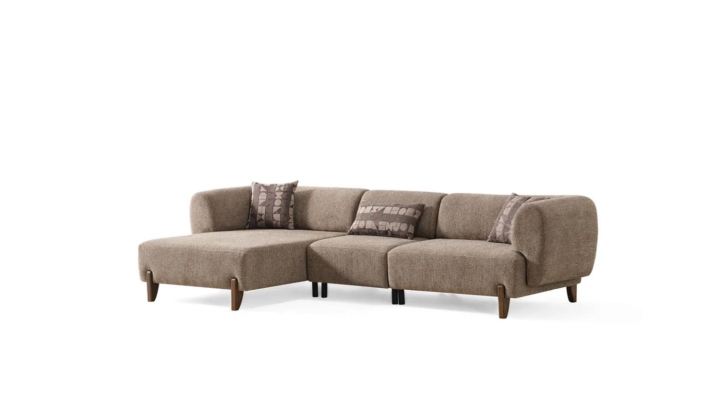 Olimpo Köşe Koltuk (Koyu Ceviz) - Resim 7