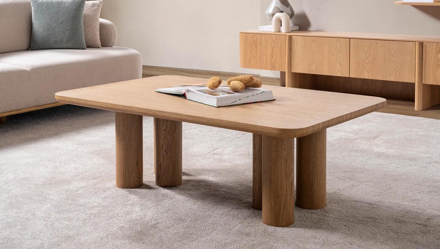 Olimpo Orta Sehpa (Meşe) - Resim 1