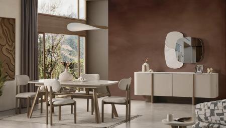 Hertech Yemek Odası Takımı ( Bronz)