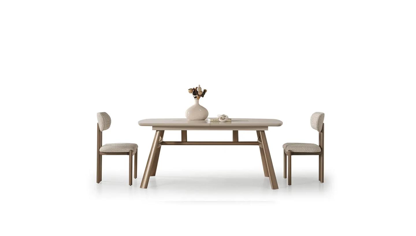 Hertech Yemek Odası Takımı ( Bronz) - Resim 11