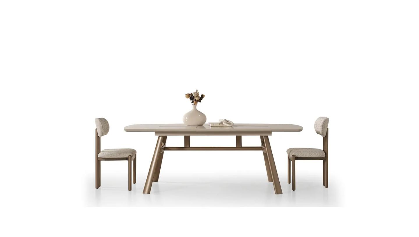 Hertech Yemek Odası Takımı ( Bronz) - Resim 12