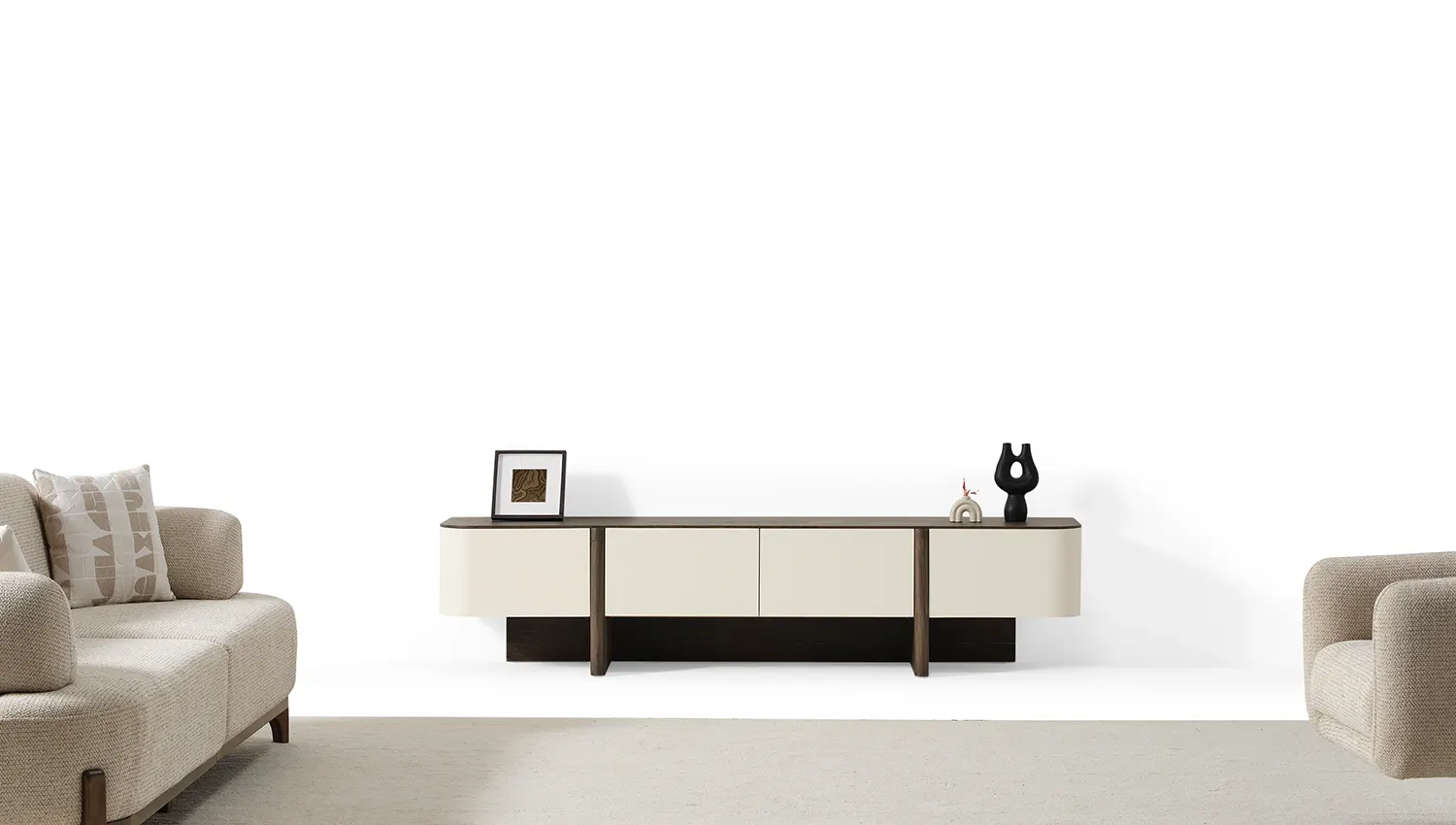 Hertech Tv Ünitesi ( Koyu Ceviz )