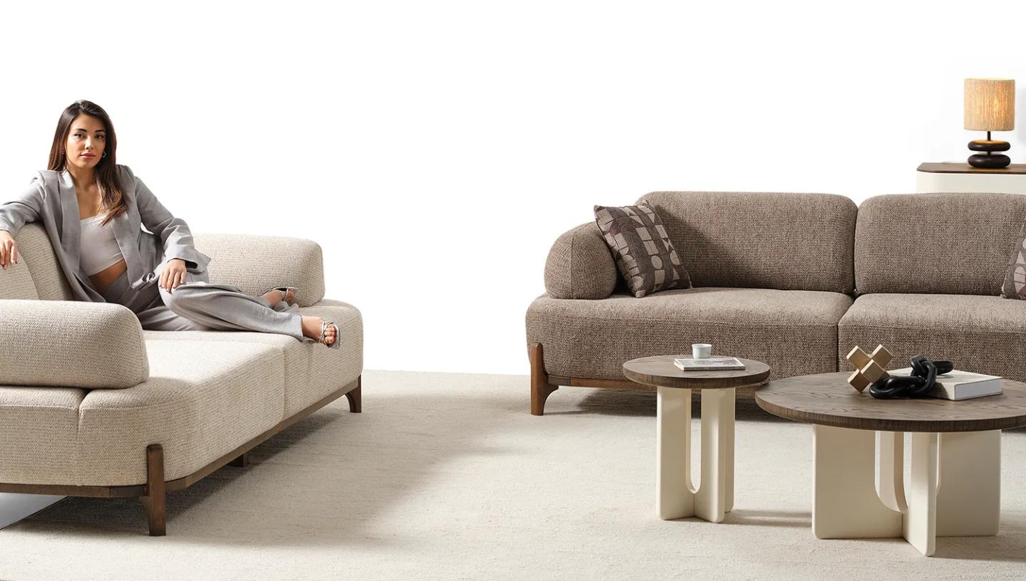 Hertech Yan Sehpa ( Koyu Ceviz ) - Resim 5