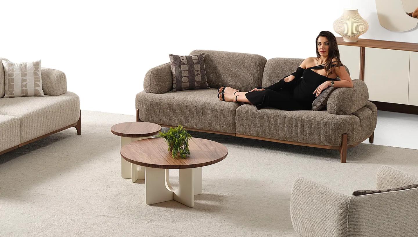 Hertech Yan Sehpa ( Ceviz ) - Resim 4