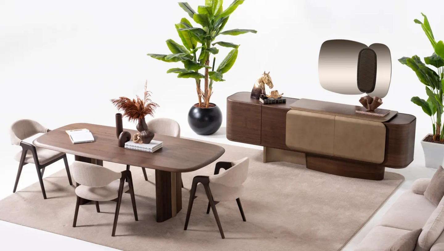 Nepal Yemek Odası Takımı - Resim 3