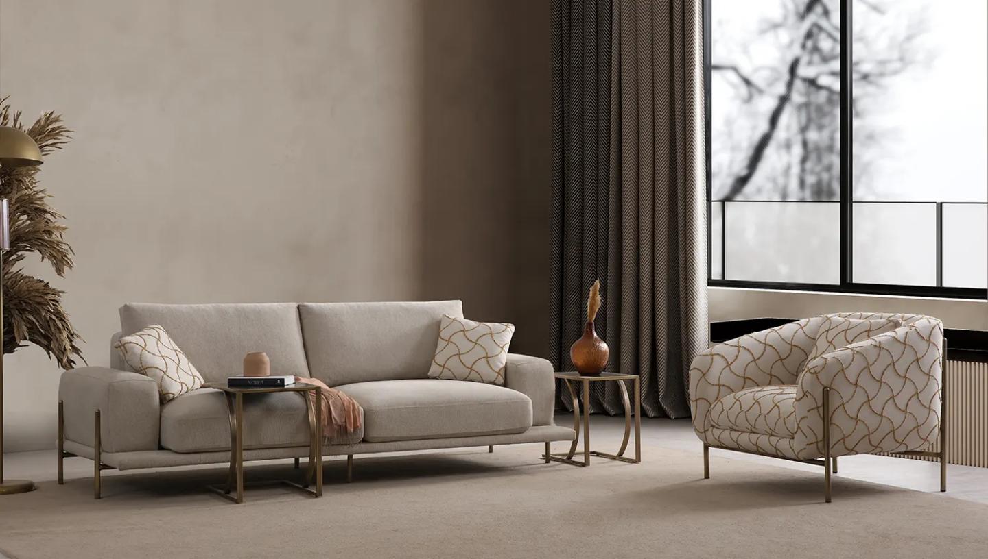 Eos Antik Koltuk Takımı - Resim 3