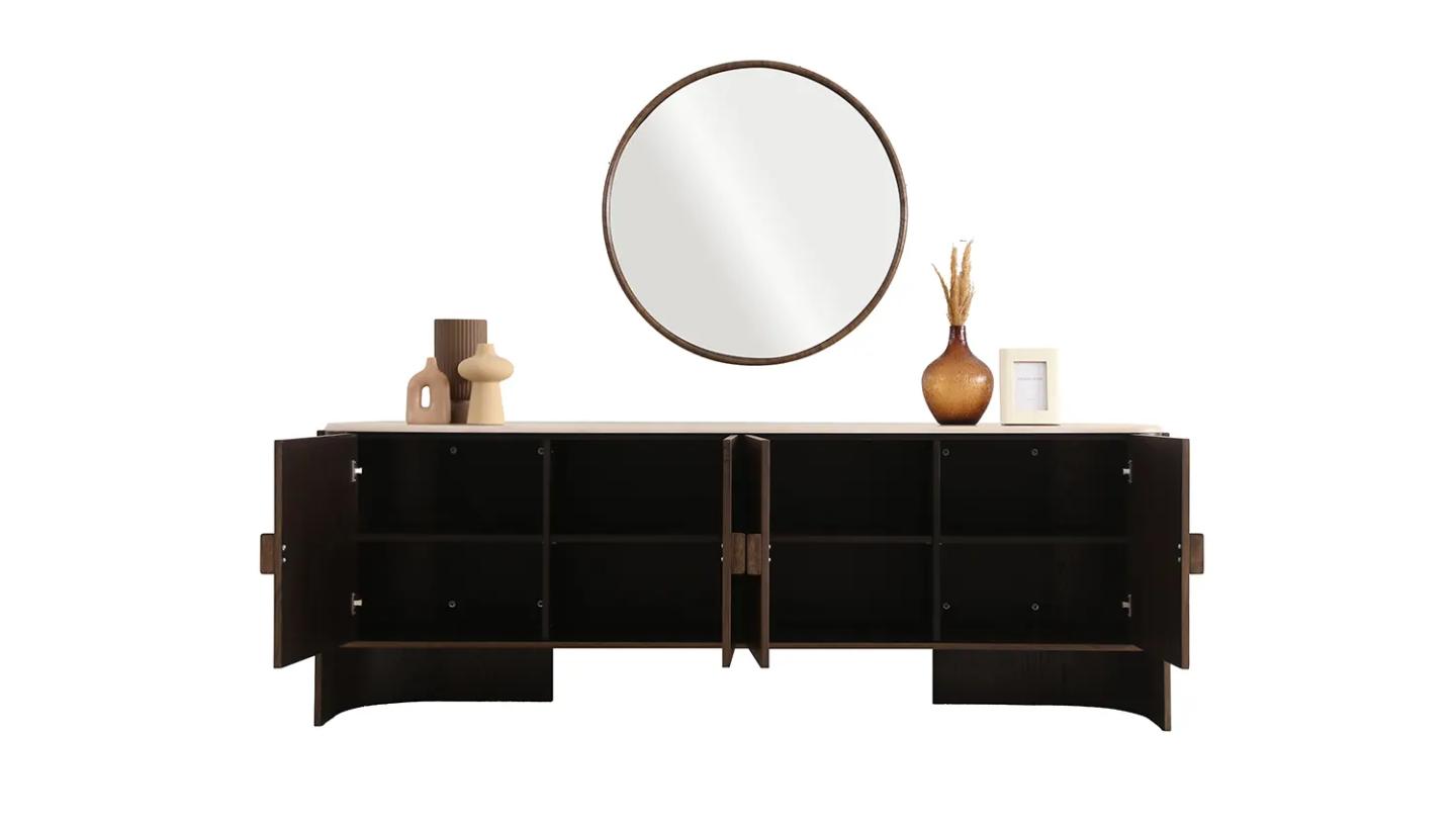 Rustic Dark Yemek Odası Takımı - Resim 6