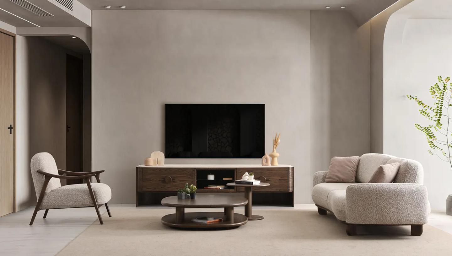 Rustic Dark Tv Ünitesi  - Resim 1