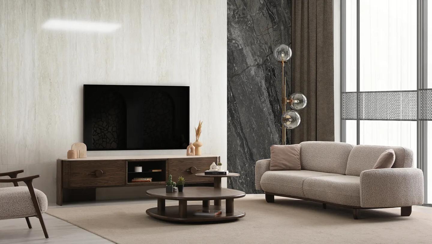 Rustic Dark Tv Ünitesi  - Resim 3