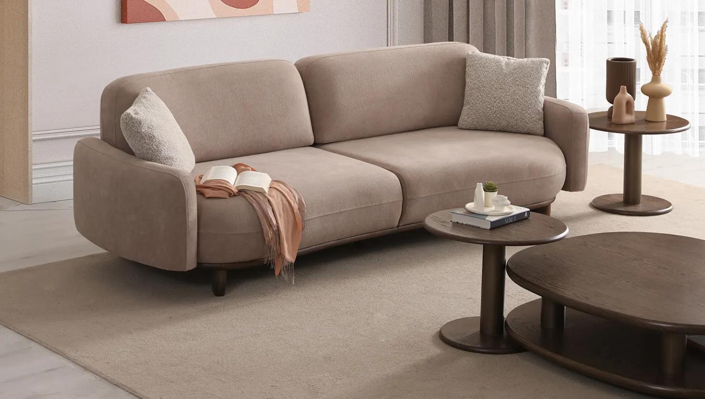 Rustic Dark Sıvamalı Yan Sehpa - Resim 2