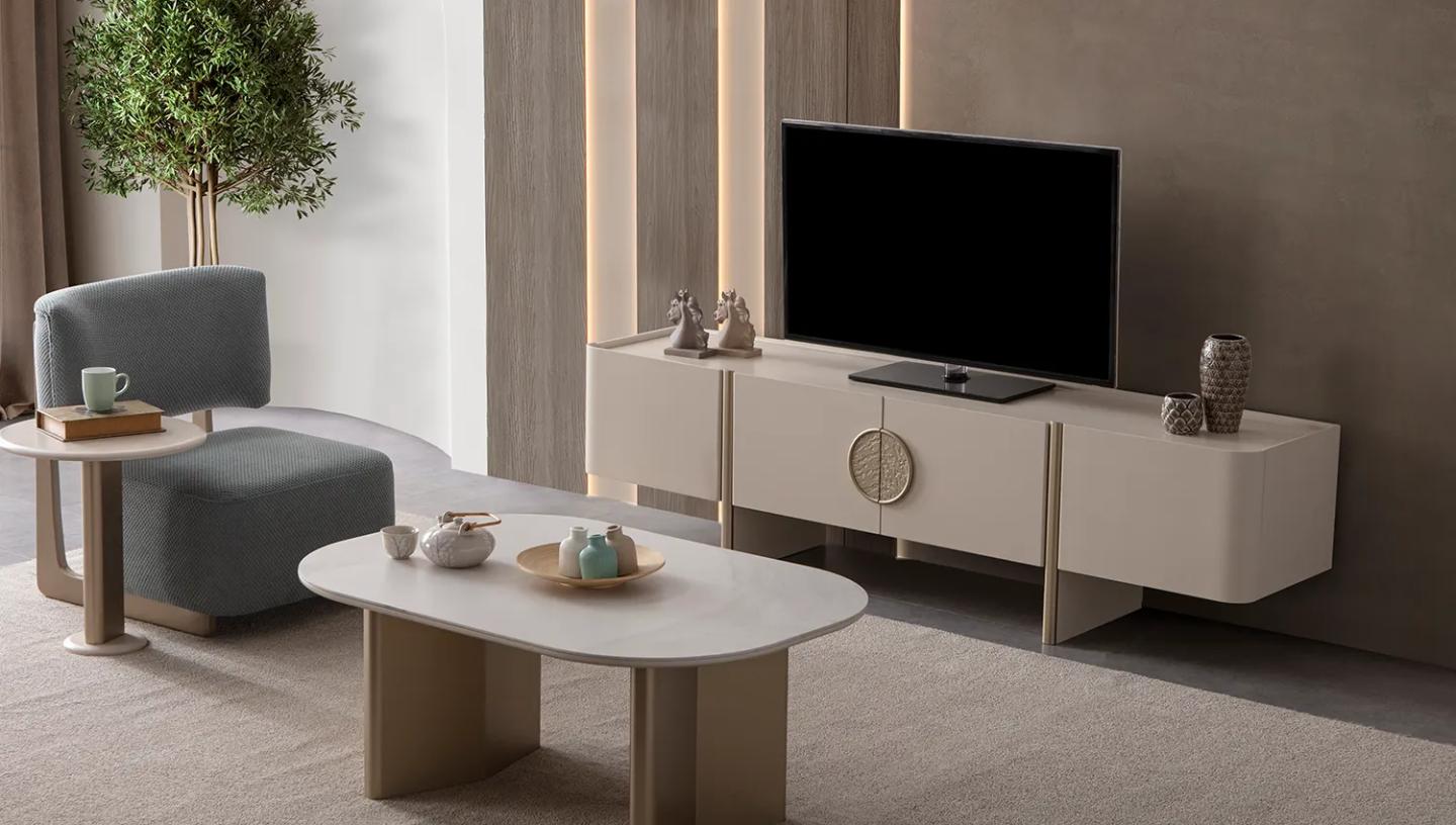 Lusso Yan Sehpa - Resim 1