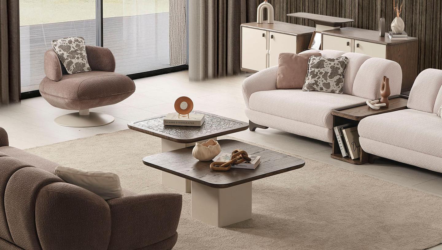 Velluto Orta Sehpa Meşe - Resim 3