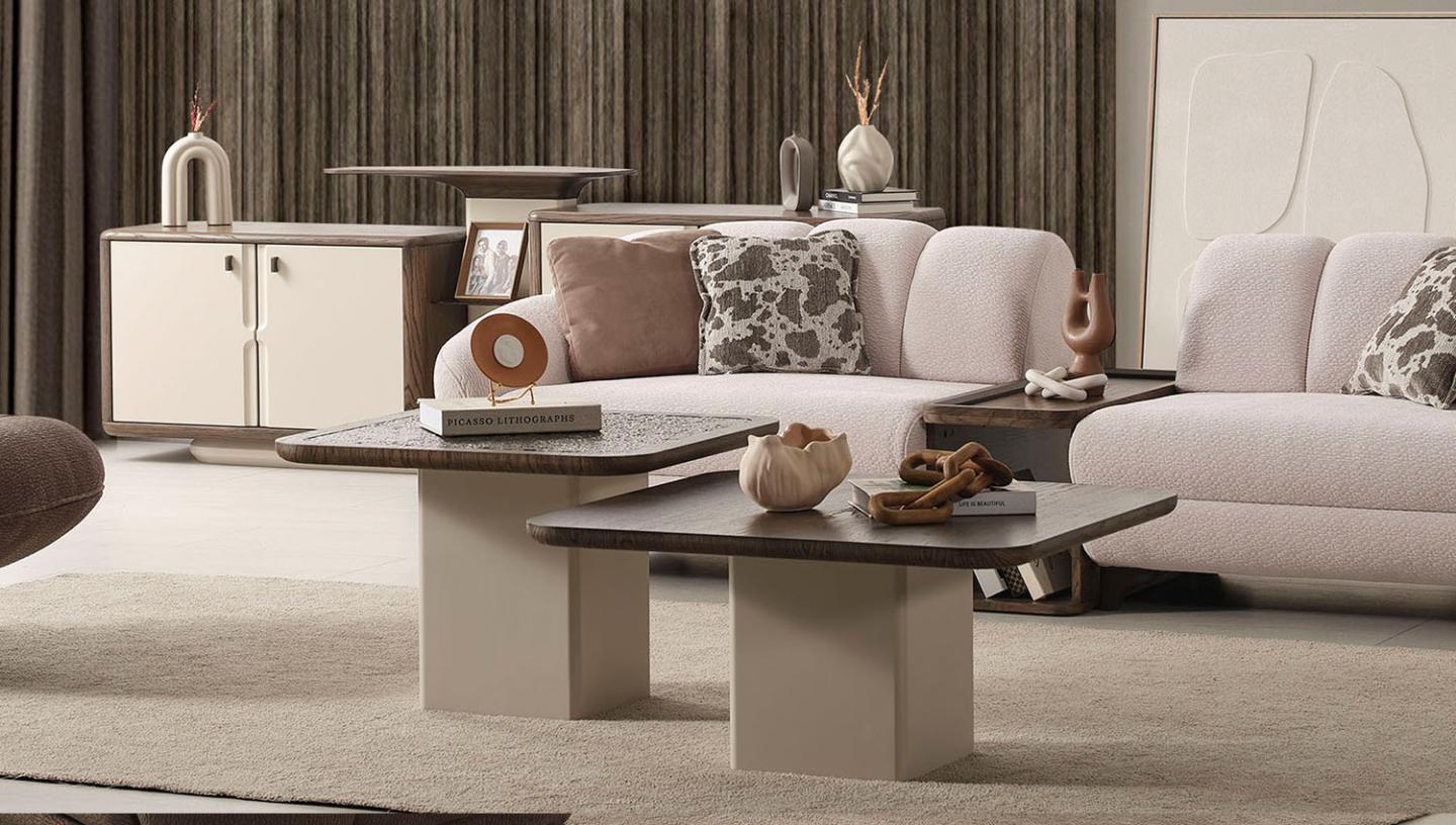 Velluto Orta Sehpa Meşe - Resim 5