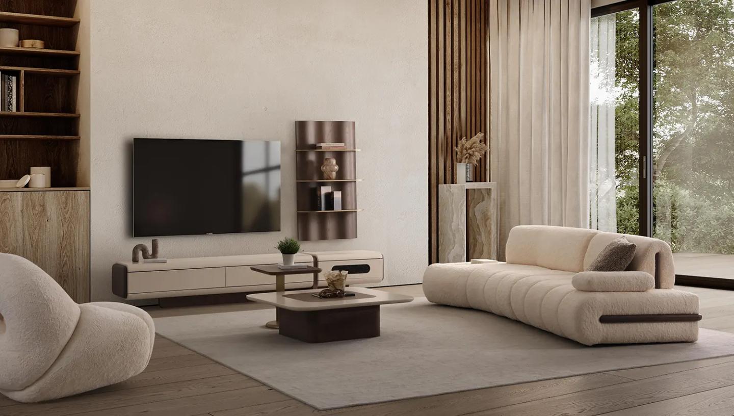 Edra Tv Ünitesi ( Krem ) - Resim 2